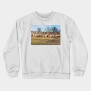 Ruins of medieval castle Crewneck Sweatshirt